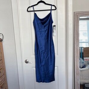 bebe Royal Blue Midi Dress